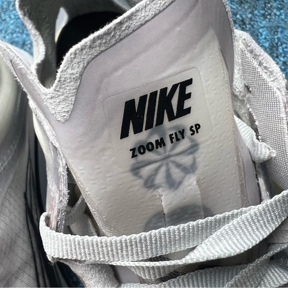 Nike Zoom Fly Floral Sneakers in Pure Platinum - Picture 4 of 9